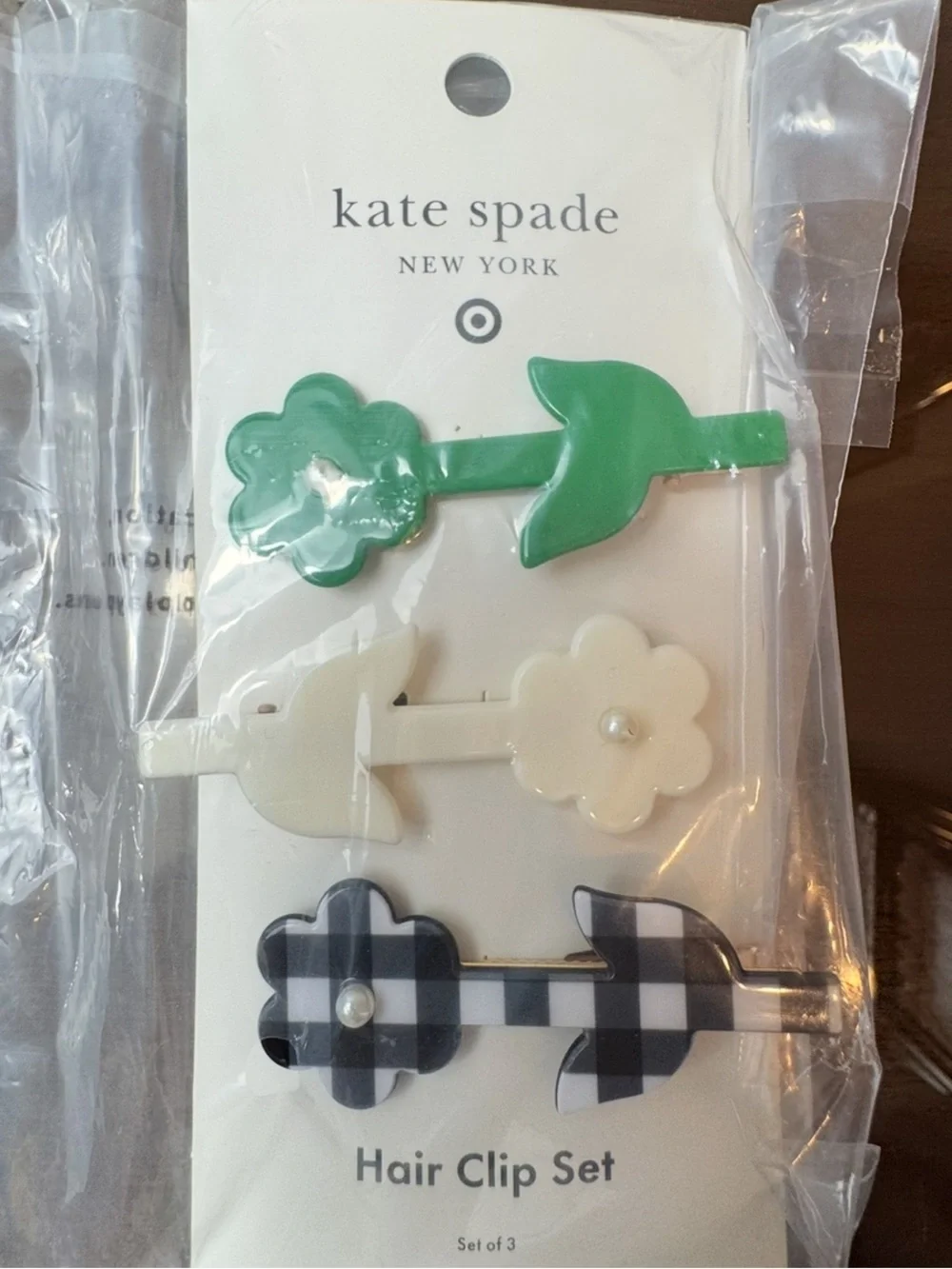 Limited Edition Kate Spade/  Target Hair Clip Set